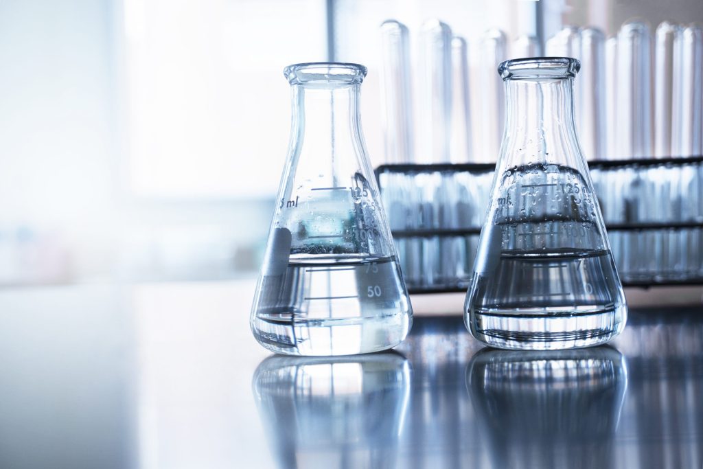 Water testing in a laboratory